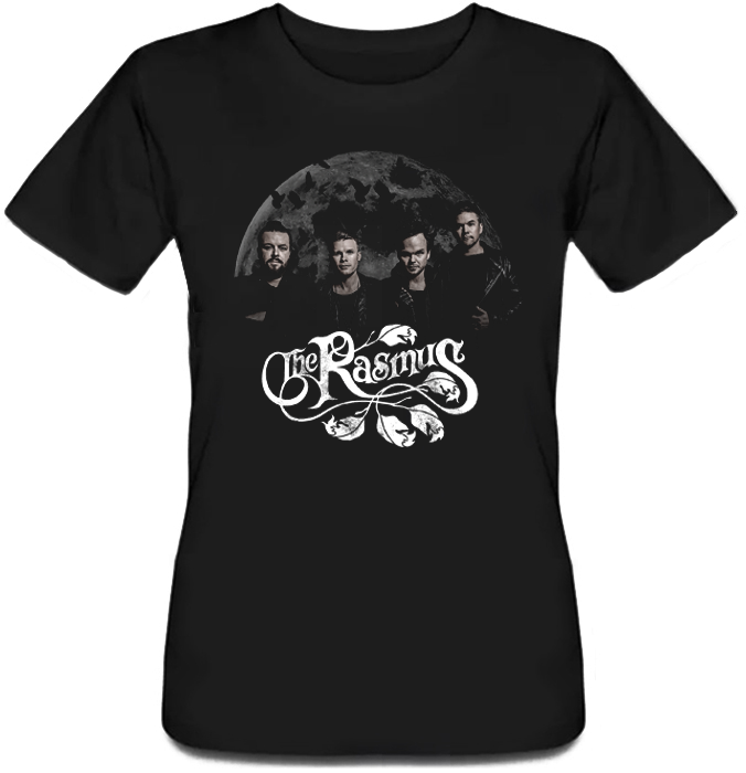 

Женская футболка Fat Cat The Rasmus - Moon Band (чёрная)  32994, Женская футболка Fat Cat The Rasmus - Moon Band (чёрная) L 32994