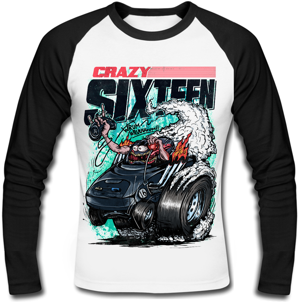 

Футболка с длинным рукавом Fat Cat Crazy Sixteen XXL 12833