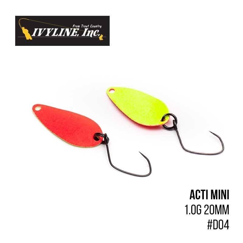 

Блесна Ivyline Acti Mini 1.0g 20mm (D04)