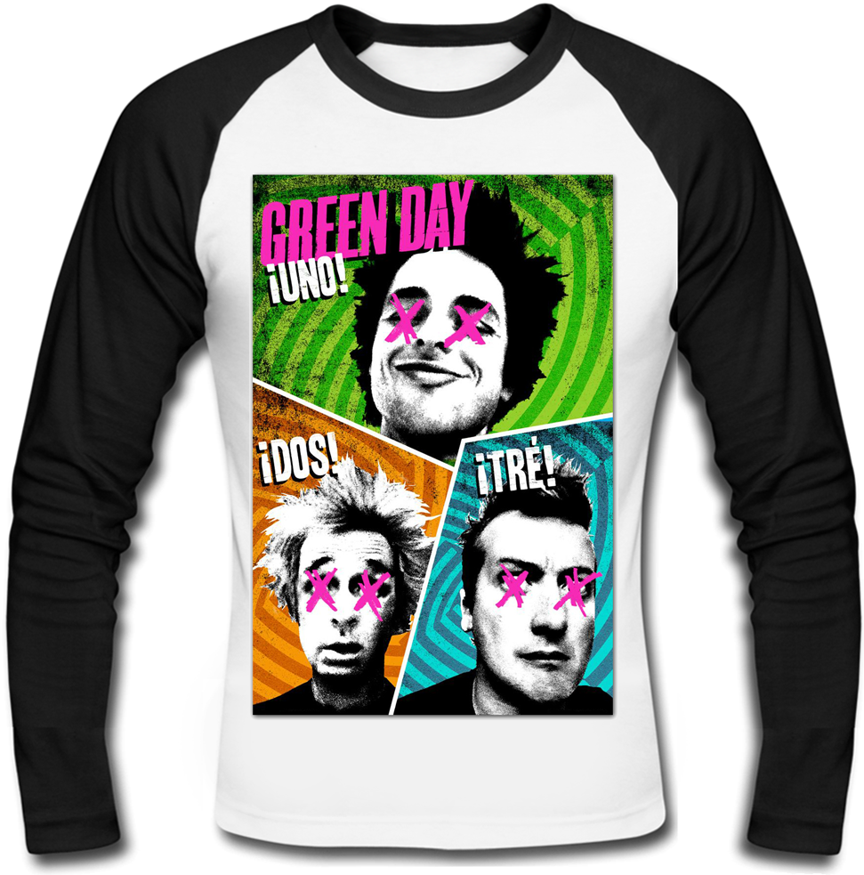

Футболка с длинным рукавом Fat Cat Green Day "Uno, Dos, Tre"  12857, Футболка с длинным рукавом Fat Cat Green Day "Uno, Dos, Tre" L 12857