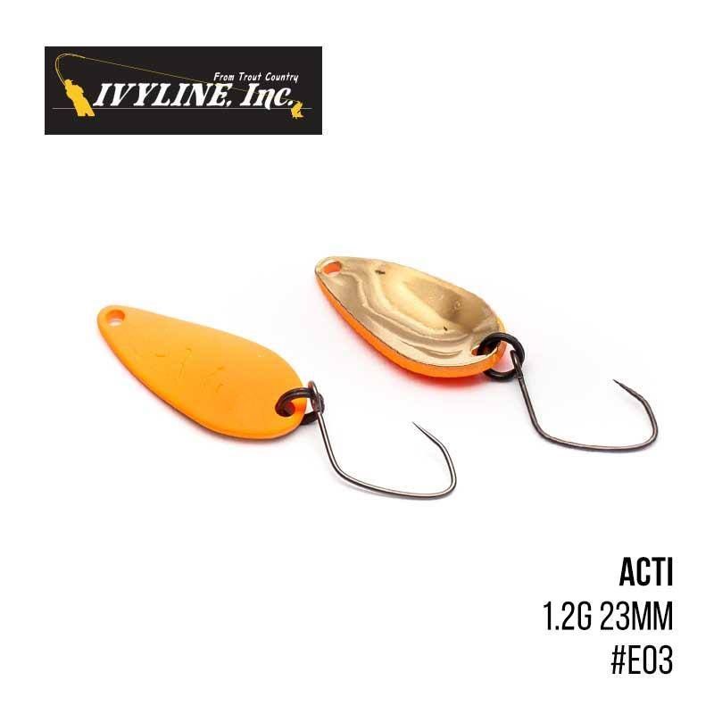 

Блесна Ivyline Acti 1.2g 23mm (E03)