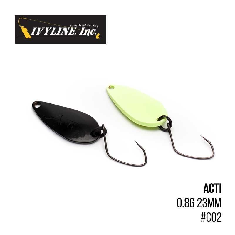 

Блесна Ivyline Acti 0.8g 23mm (C02)