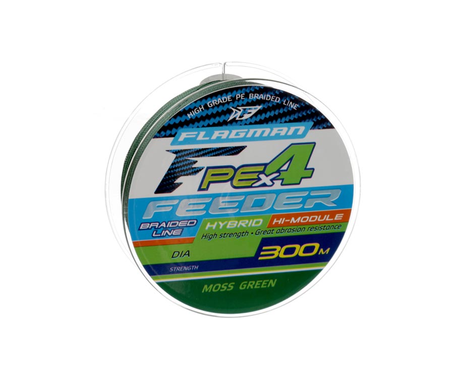 

Шнур Flagman PE Hybrid X4 Feeder Moss Green 300м 0.12мм