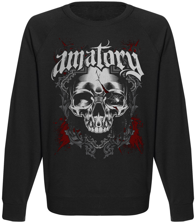

Свитшот Fat Cat Amatory - Skull (чёрный)  34018, Свитшот Fat Cat Amatory - Skull (чёрный) S 34018