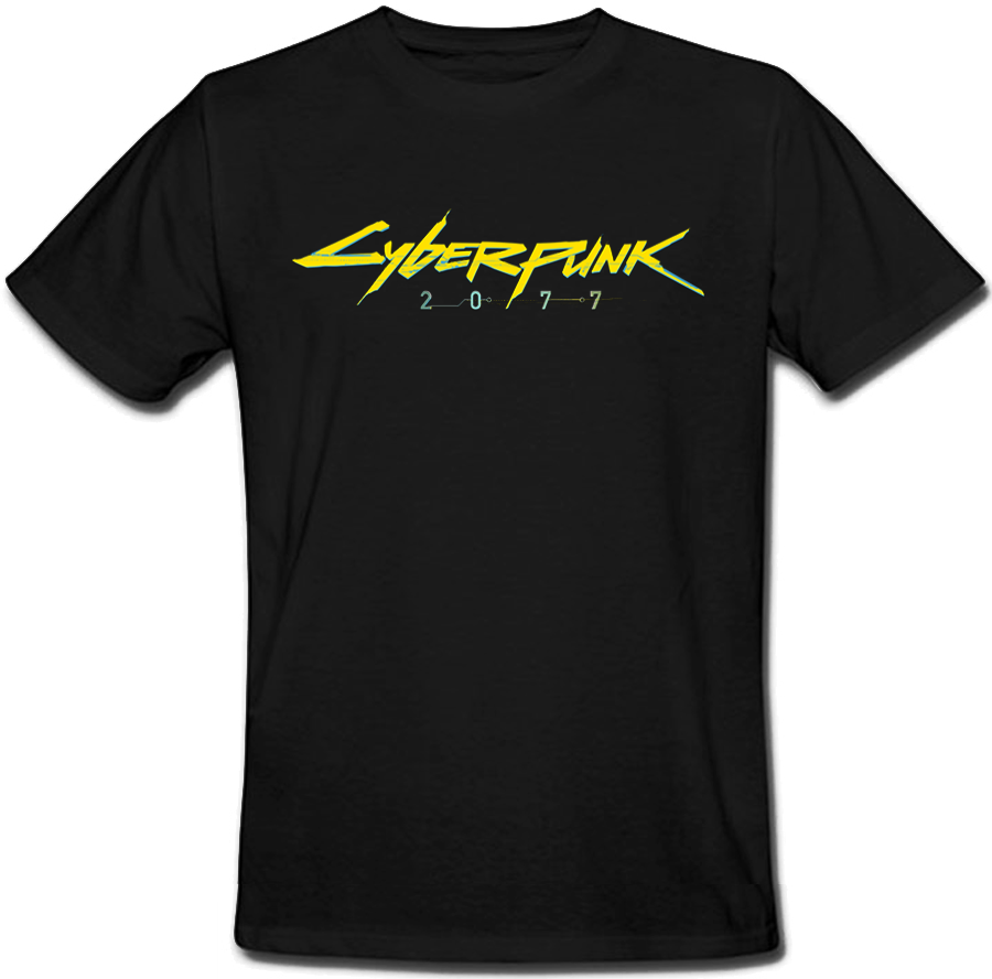 

Футболка Fat Cat Cyberpunk 2077 Yellow Logo (чёрная)  29276, Футболка Fat Cat Cyberpunk 2077 Yellow Logo (чёрная) XL 29276