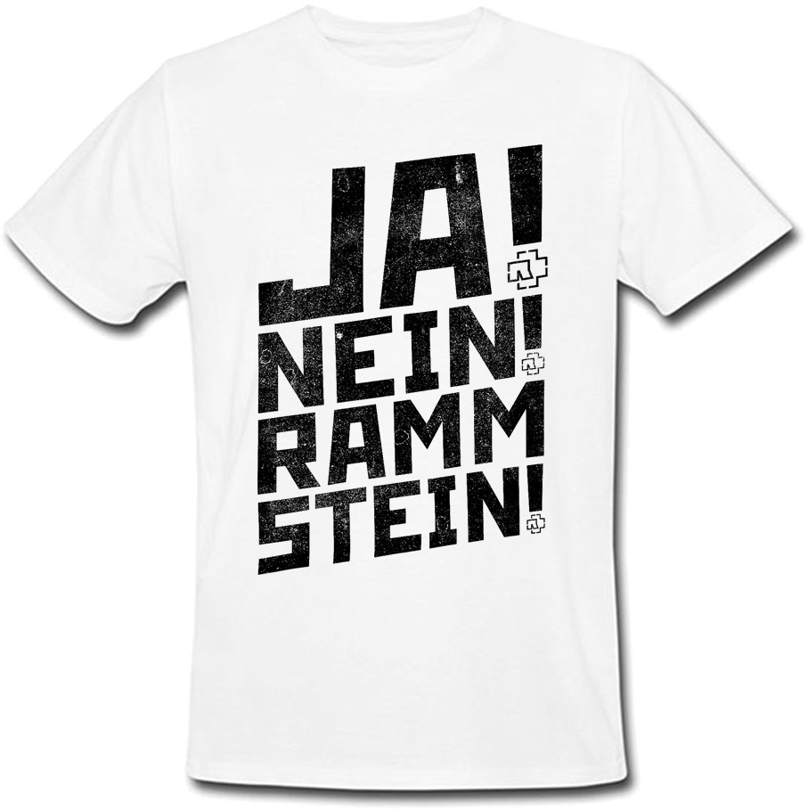 

Футболка Fat Cat Rammstein - Ja! Nein! Rammstein! (белая) XXL 28520