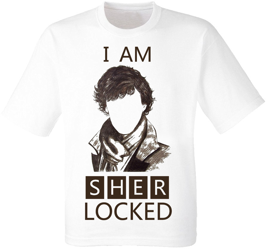 

Футболка Fat Cat I Am Sherlocked (белая) XXL 12767