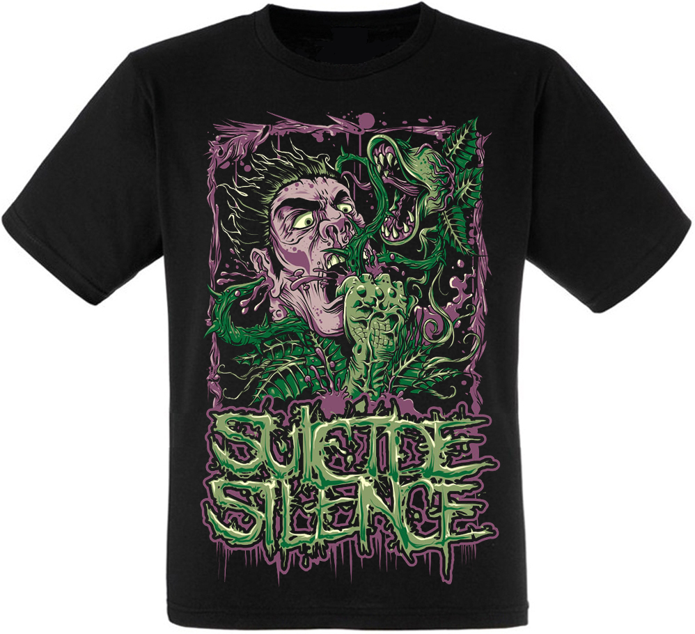 

Футболка Fat Cat Suicide Silence (mad plants) XXL 12808