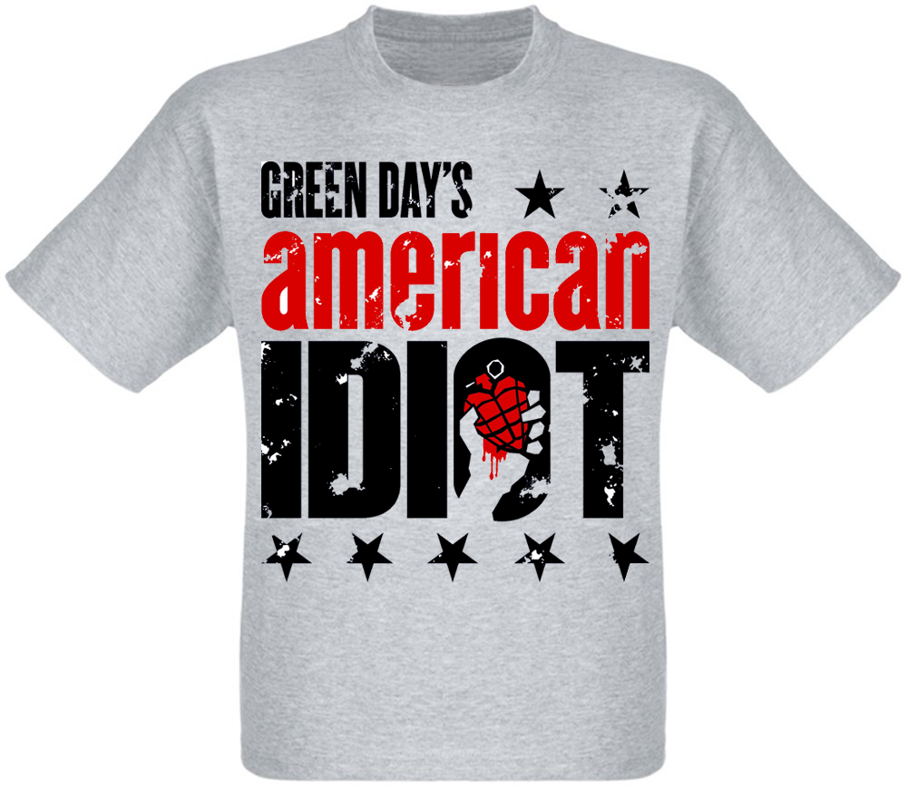 

Футболка Fat Cat Green Day "American Idiot" (меланж)  11999, Футболка Fat Cat Green Day "American Idiot" (меланж) L 11999