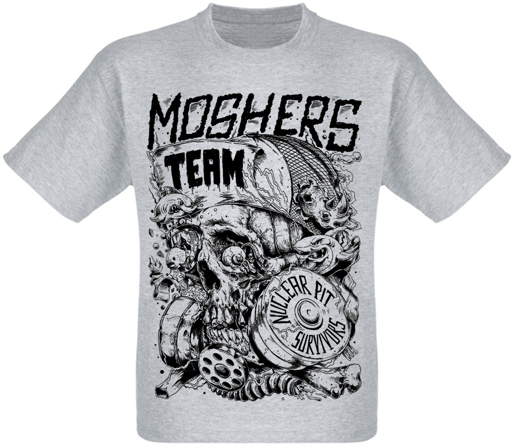 

Футболка Fat Cat Moshers Team (меланж) XXL 12771