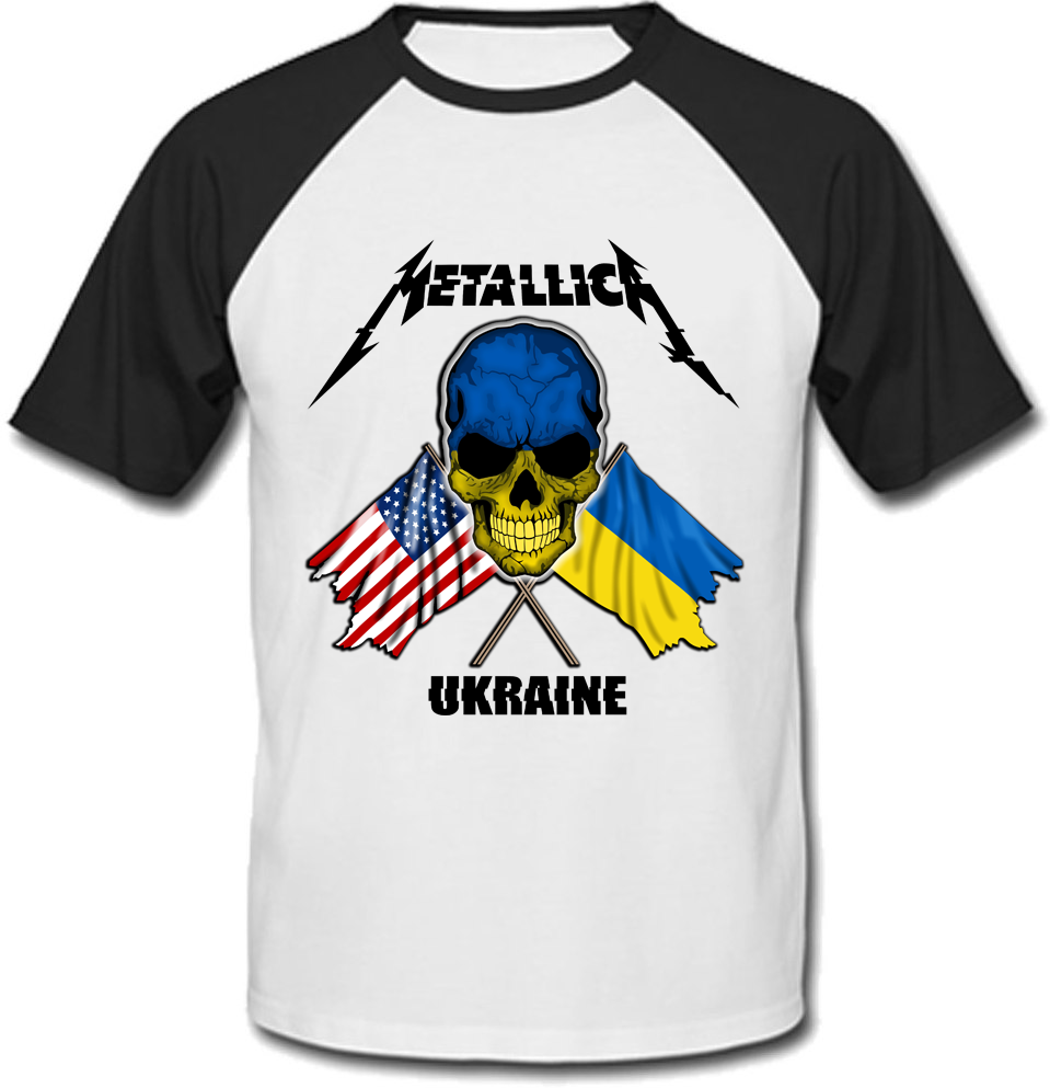 

Футболка Fat Cat Metallica - Ukraine (белая c чёрными рукавами)  29795, Футболка Fat Cat Metallica - Ukraine (белая c чёрными рукавами) S 29795