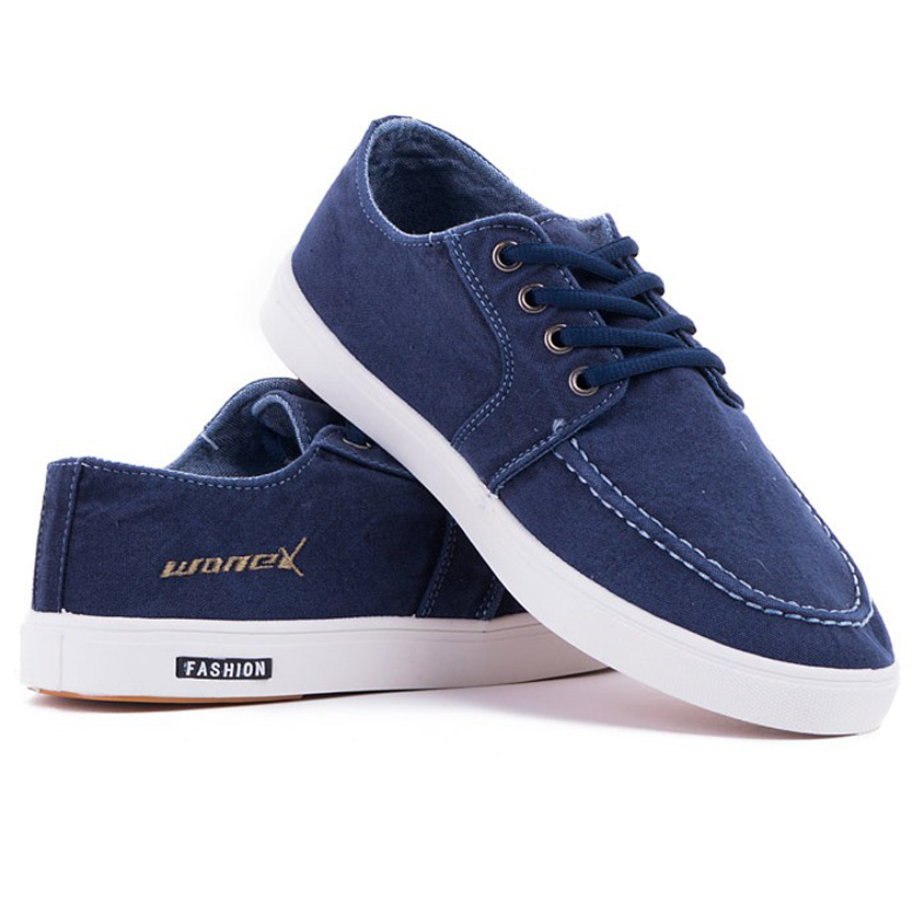 

Мужские кеды-мокасины Wonex синие dark blue 42 11731