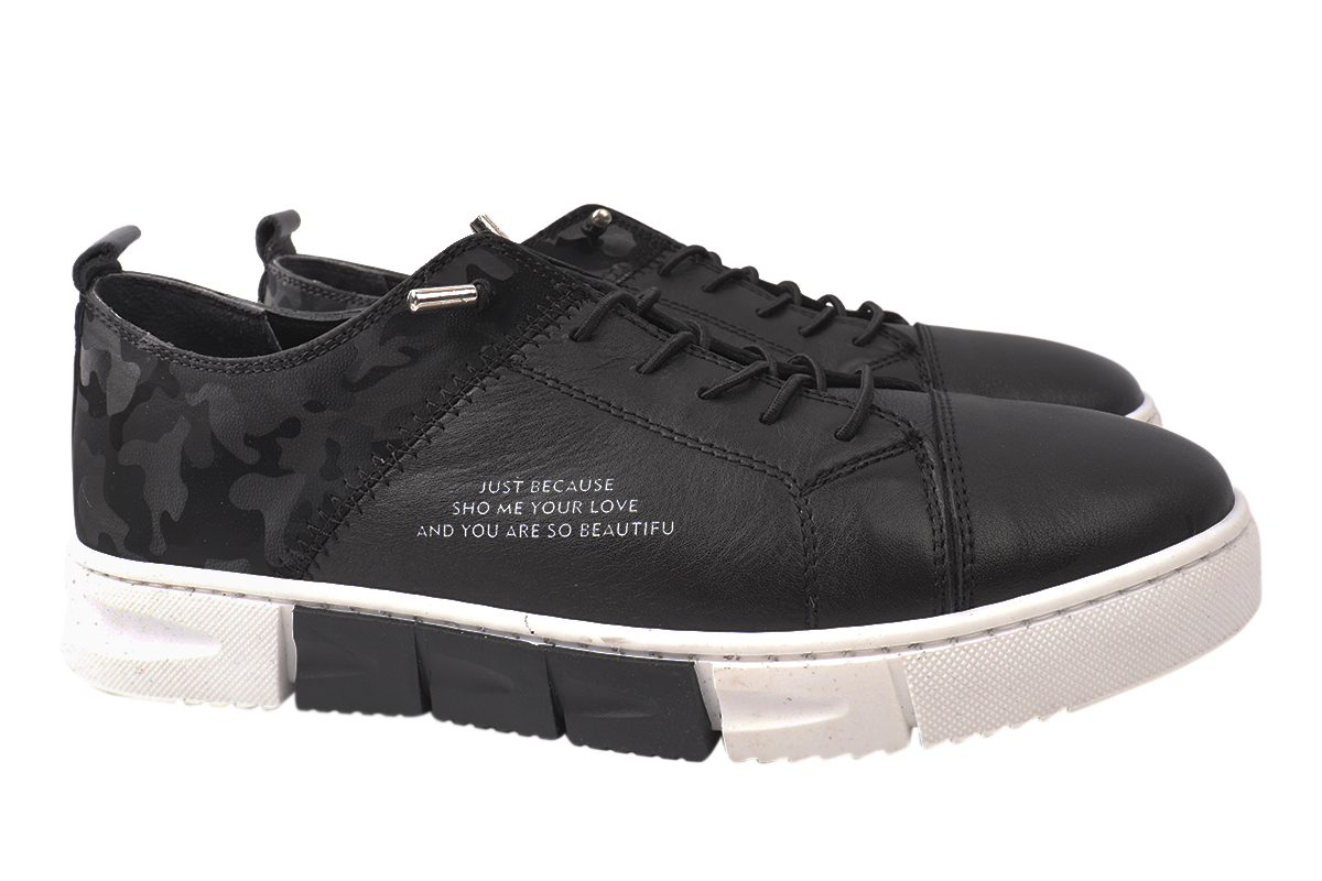 

Кеди чоловічі з натуральної шкіри, на низькому ходу, чорні, Туреччина Ridge 404-21DTC 42