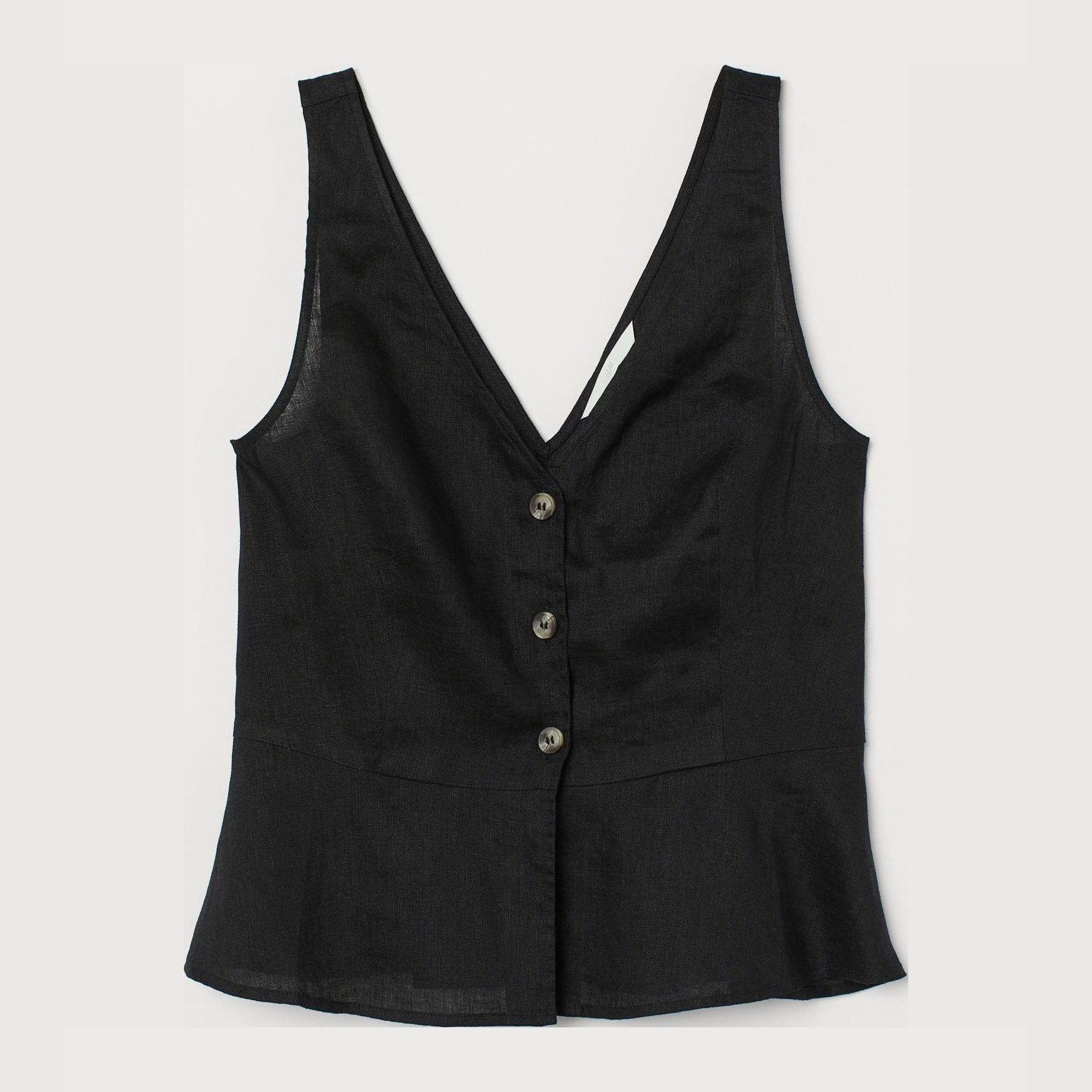 

Топ H&M 8785101-AAAD 50 Черный