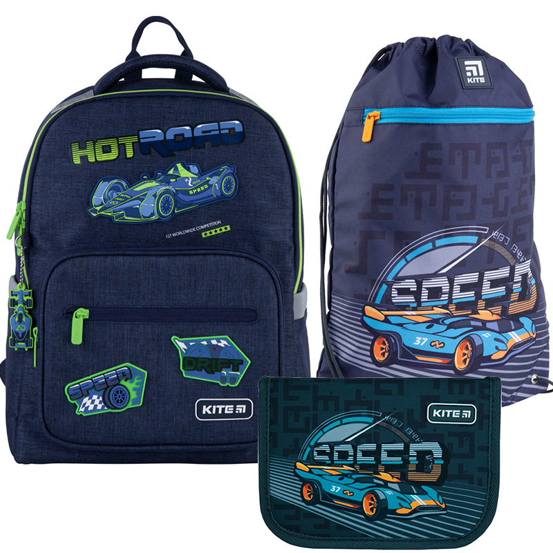 

Школьный набор Kite Education Hot road 14л (SET_ K21-770M-2)