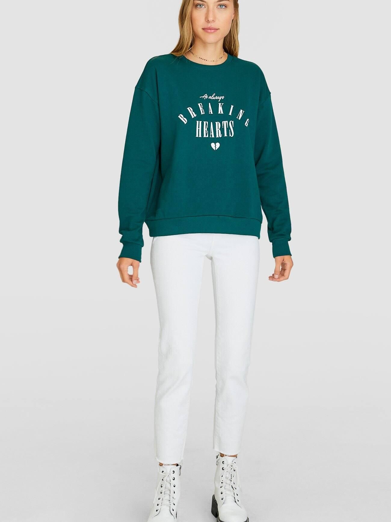 

Свитшот Stradivarius 6614/720/531-ACUZ S Изумрудный