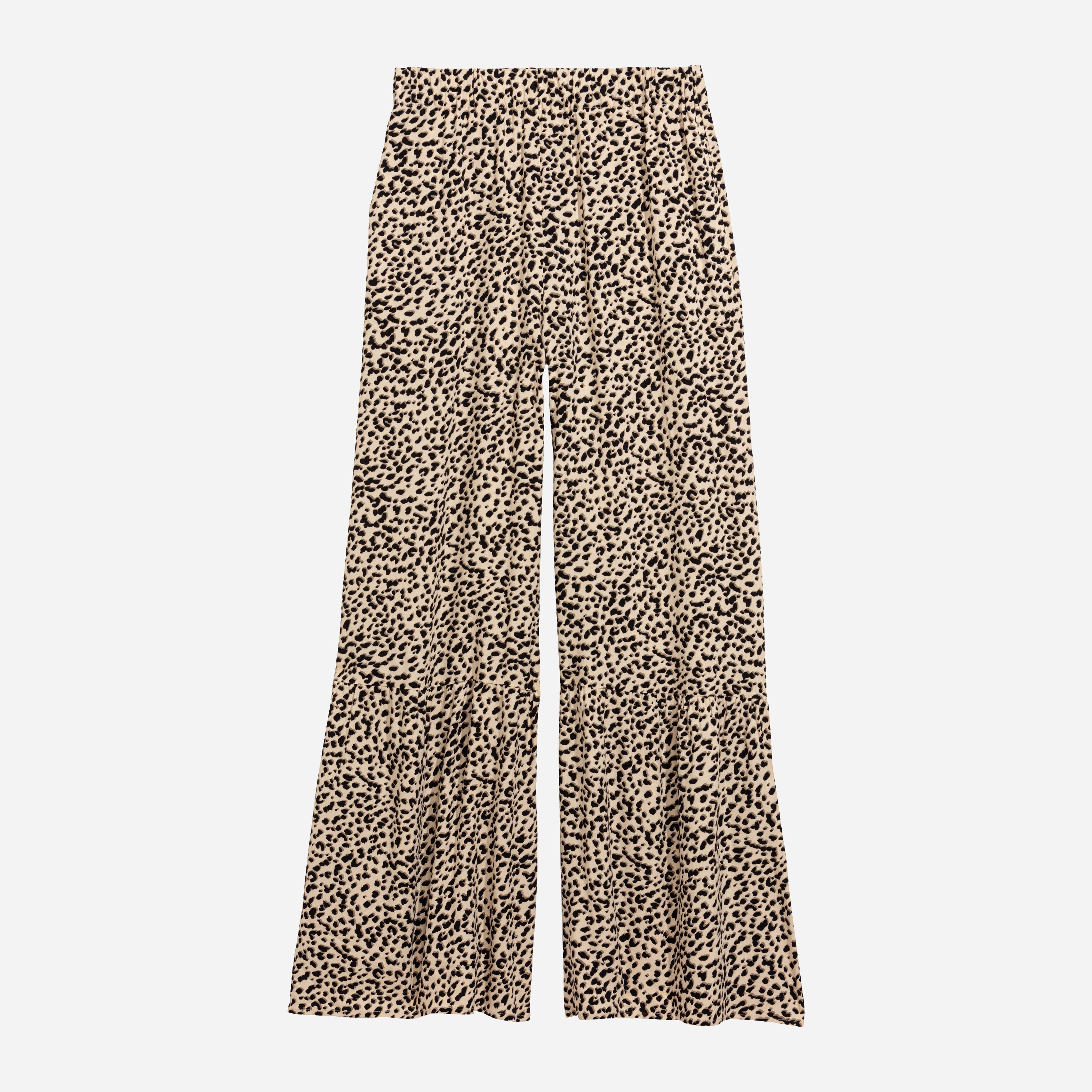 

Брюки H&M 6215147-ACSE 46 Бежевые с черным