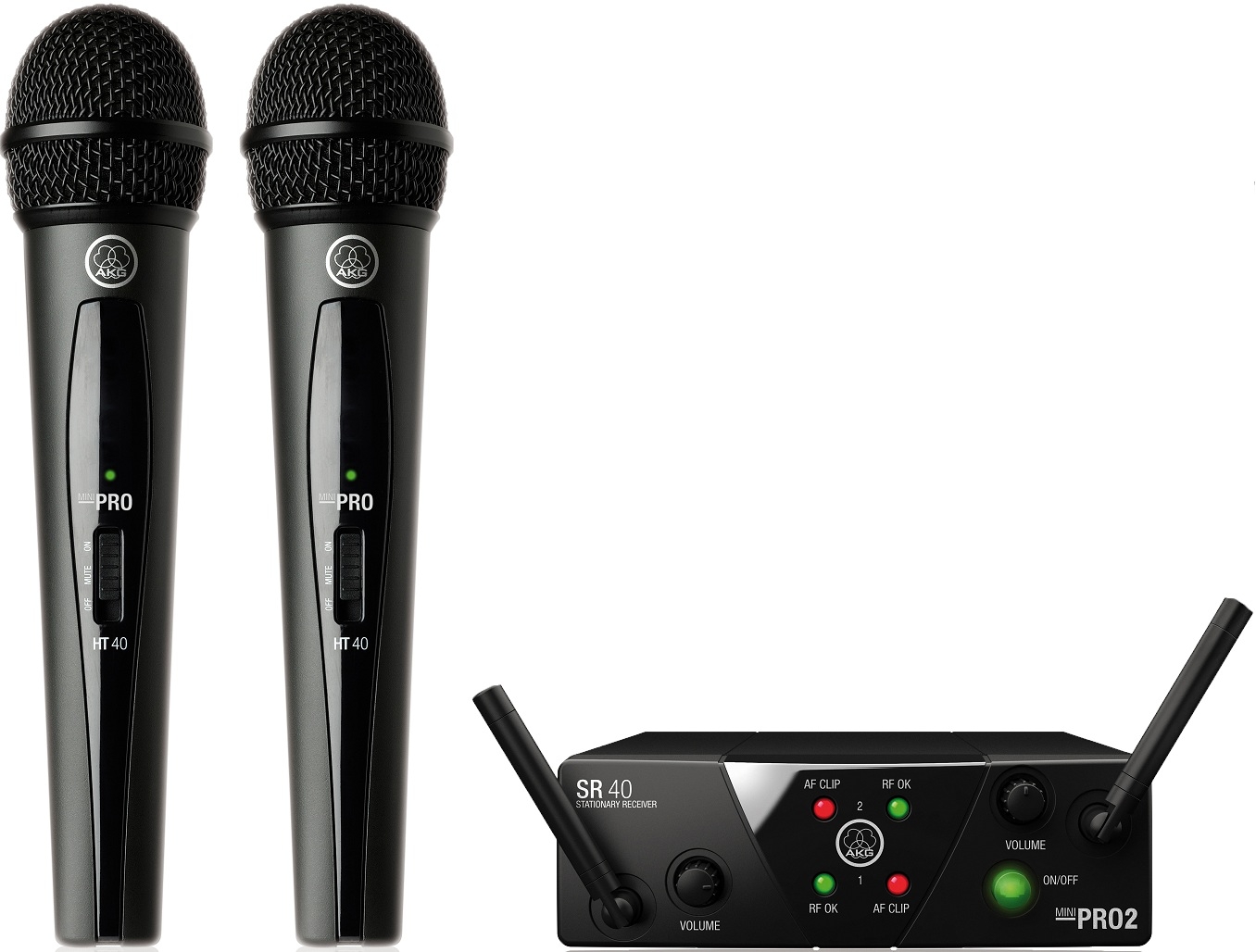 

Микрофон AKG WMS40 Mini Dual Vocal Set