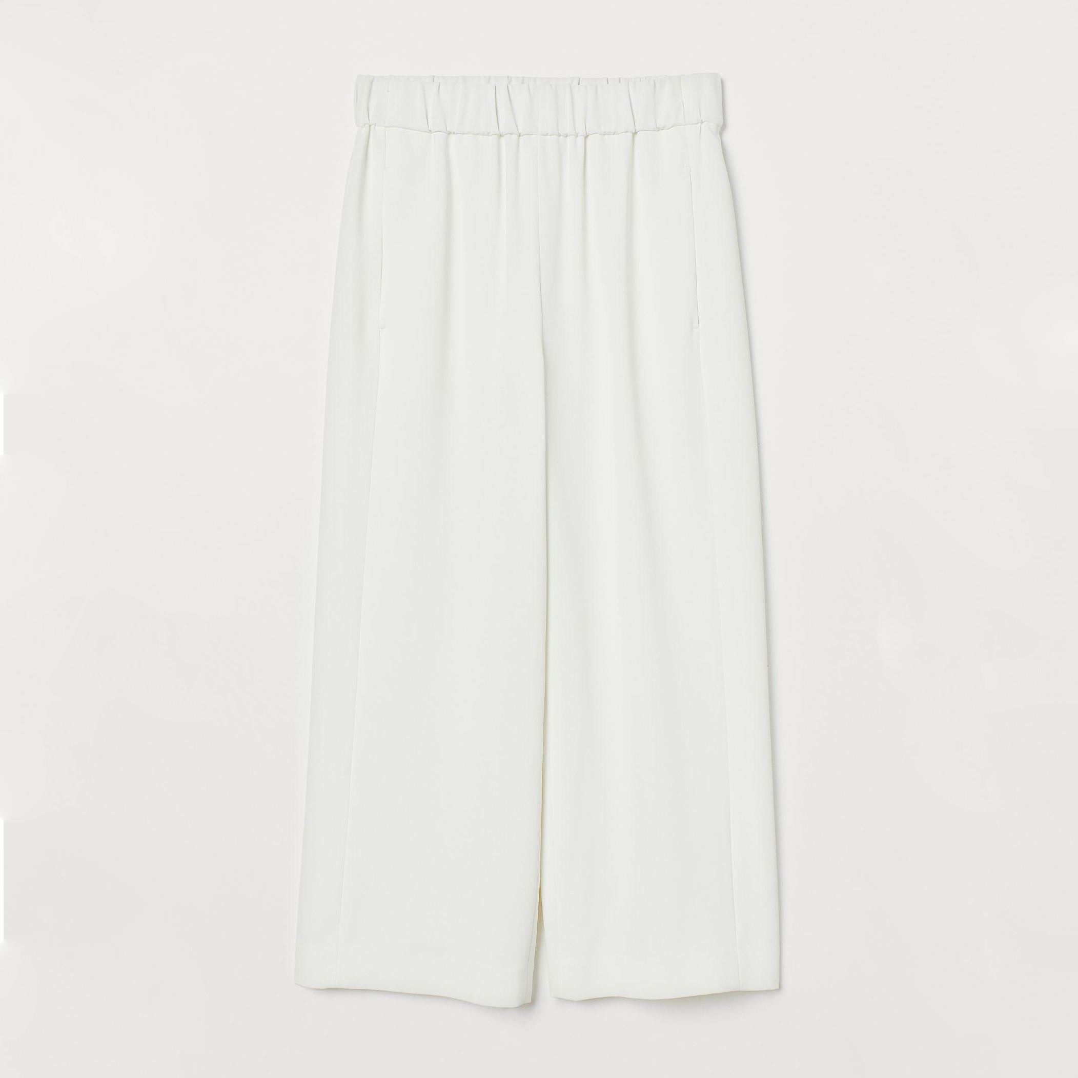 

Брюки H&M 7385670-ACTS 38 Белые