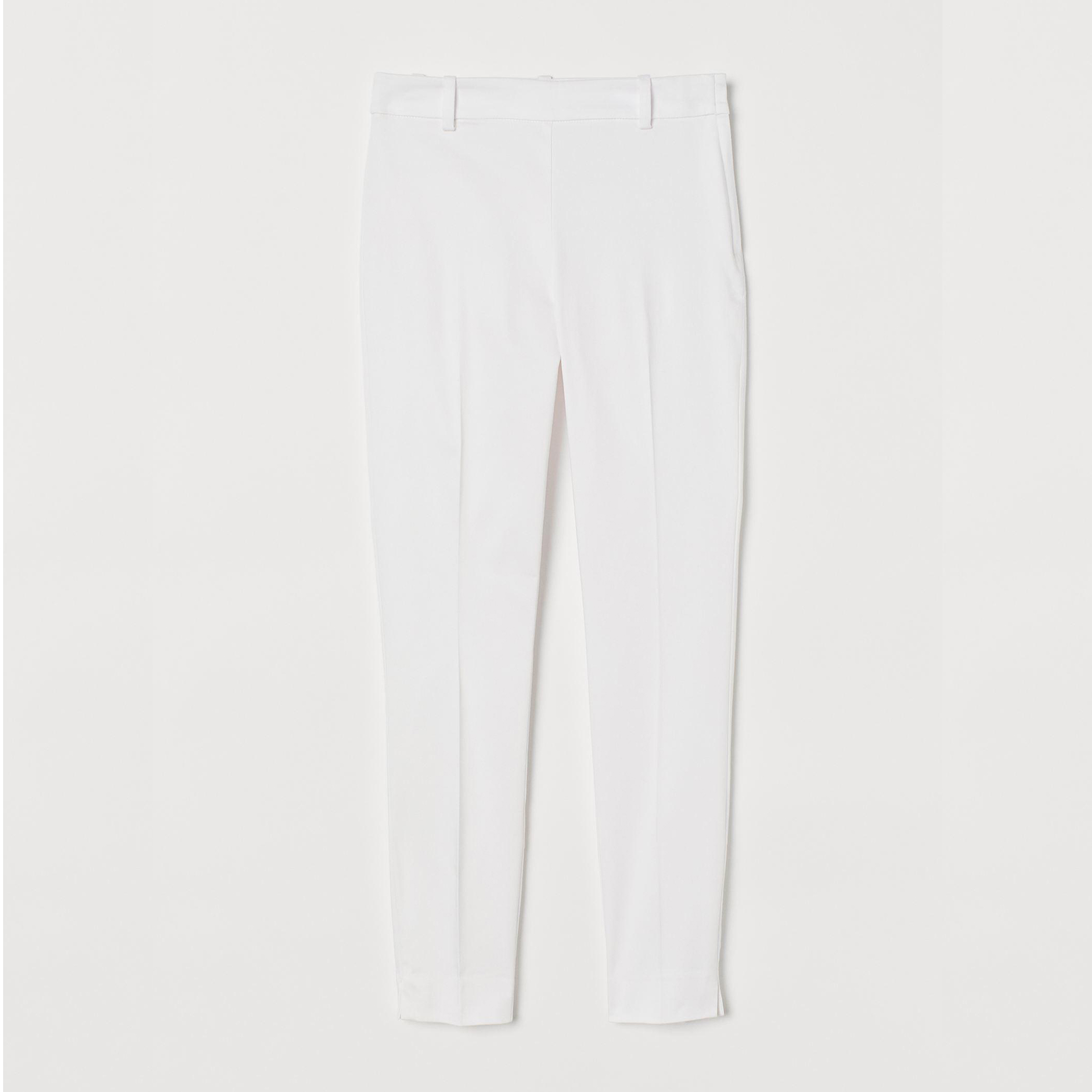 

Брюки H&M 7663461-ACTS 36 Белые