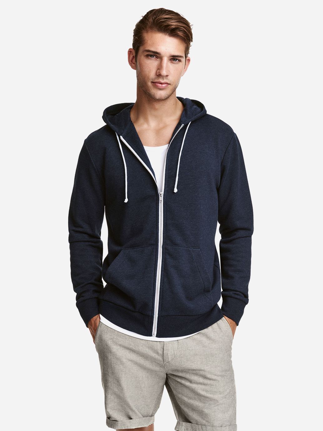 

Толстовка H&M 060118441 L Темно-синяя