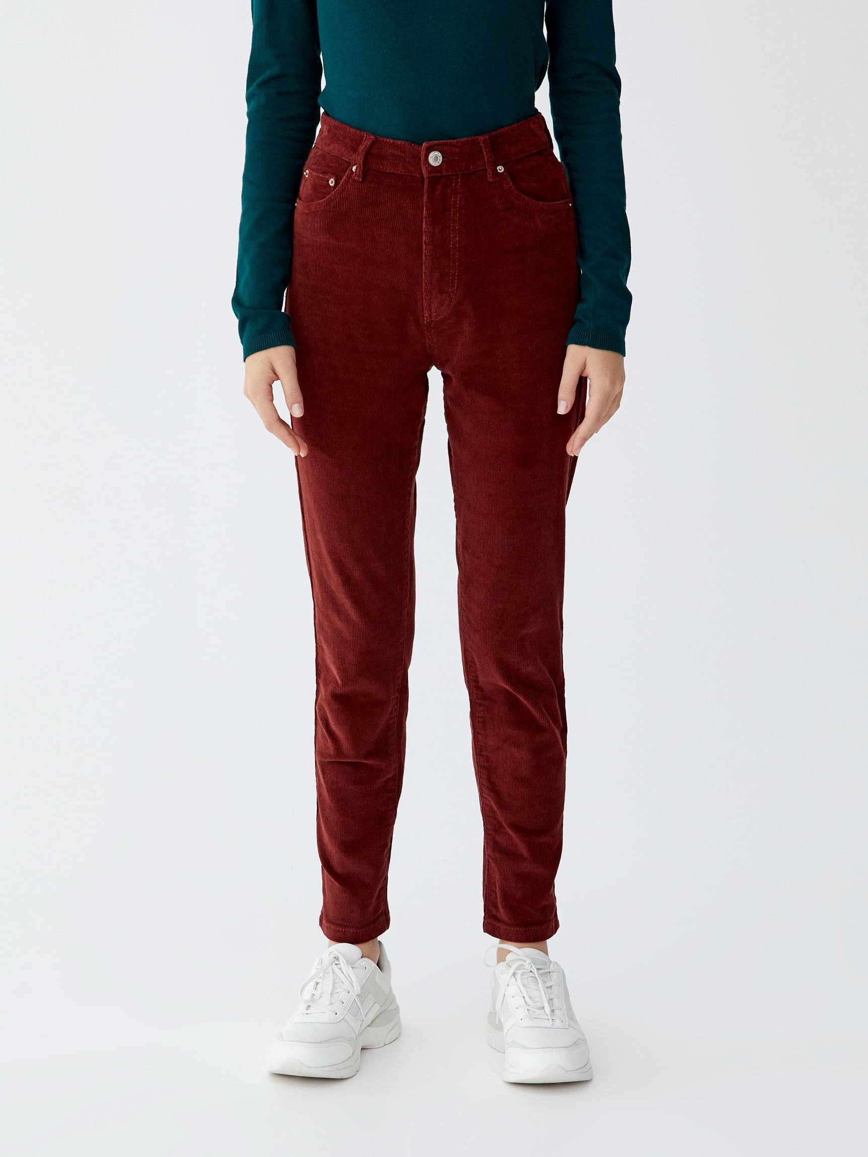

Брюки Pull & Bear 9680/320/605-AACW 34 Темно-кирпичные