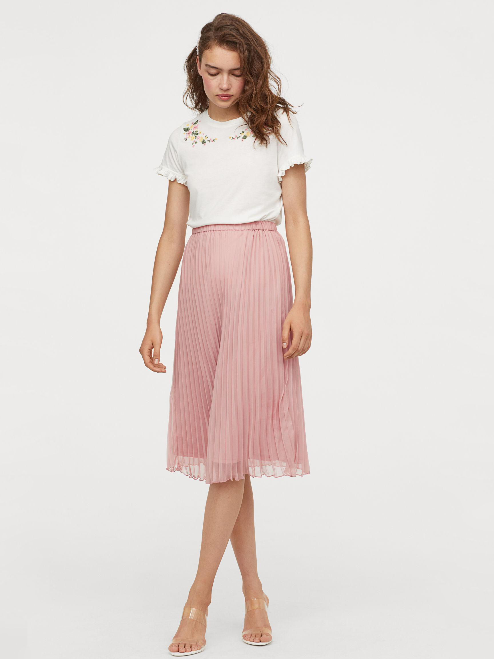 

Юбка H&M 7195230-ACWG 38 Розовая