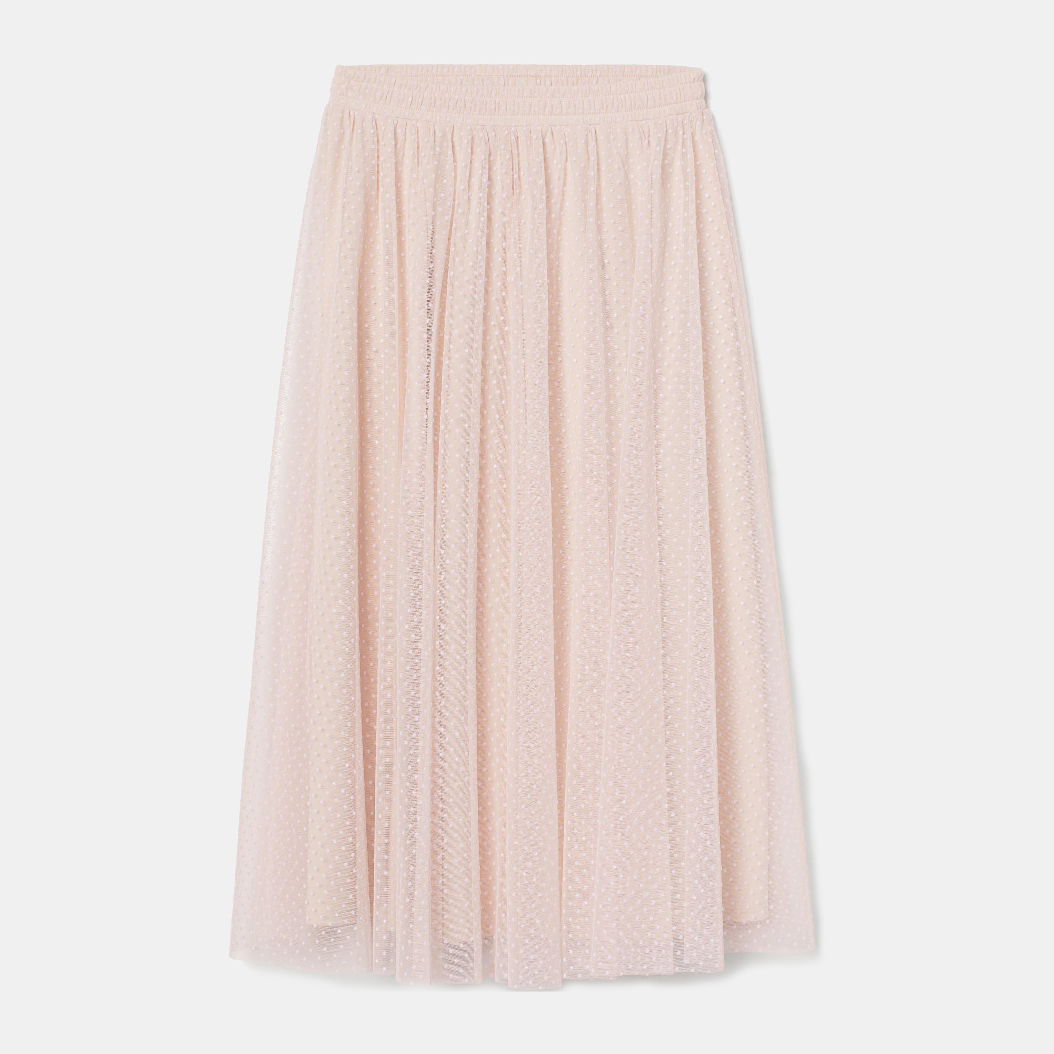 

Юбка H&M 8567171-ACWG M Бледно-розовая с белым