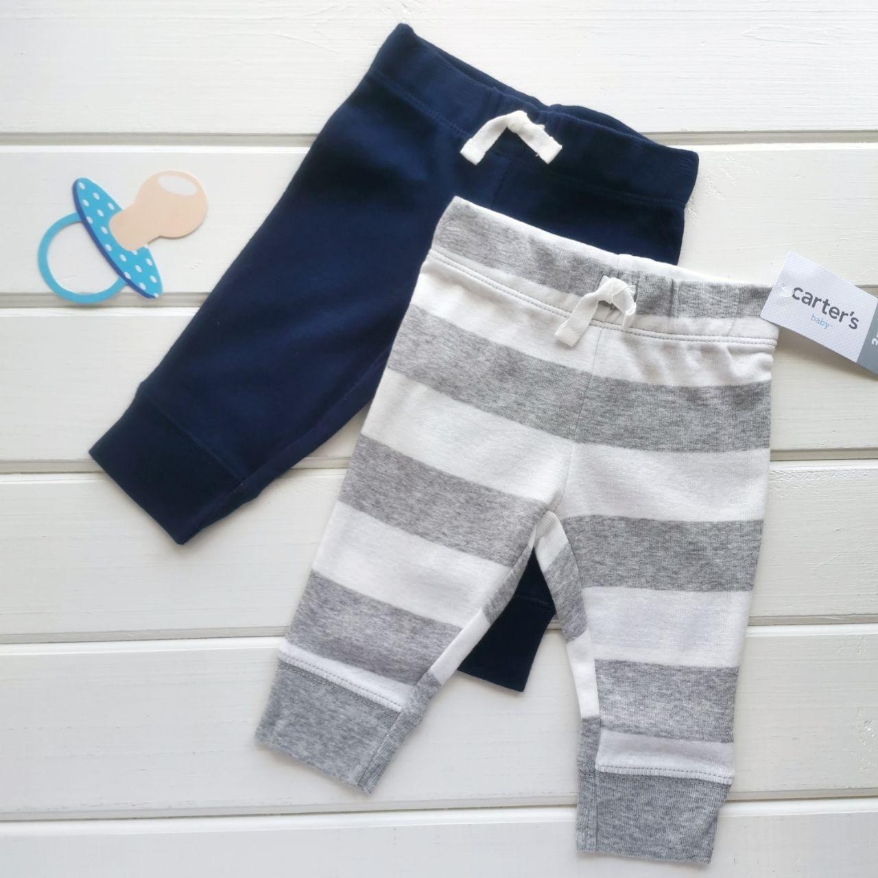 

Комплект из 2-х хлопковых штанов Carter's для мальчика на рост 67-72 см (9м) 4005 (9)