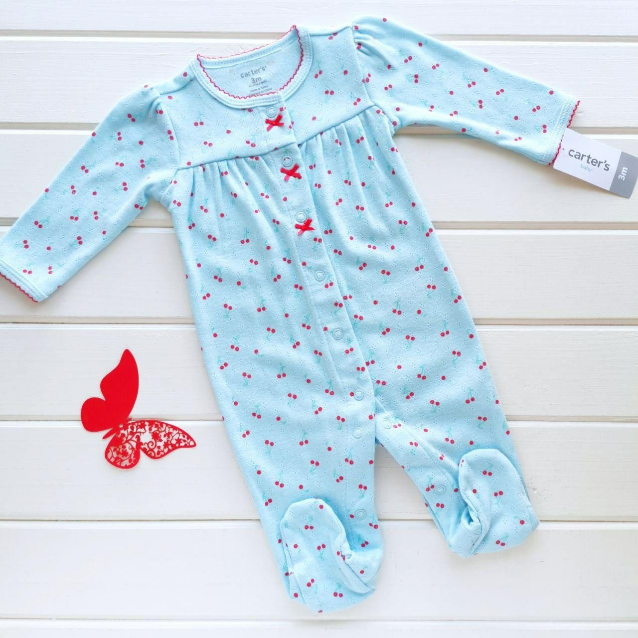 

Человечек хлопковый Carter's для девочки на рост 46-55 см 5028 (NB)