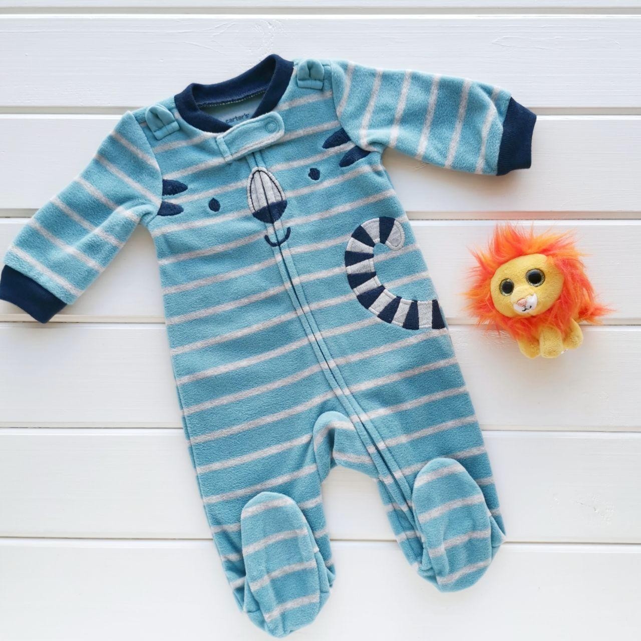 

Человечек флисовый Carter's для мальчика на рост 46-55 см 5063 (NB)