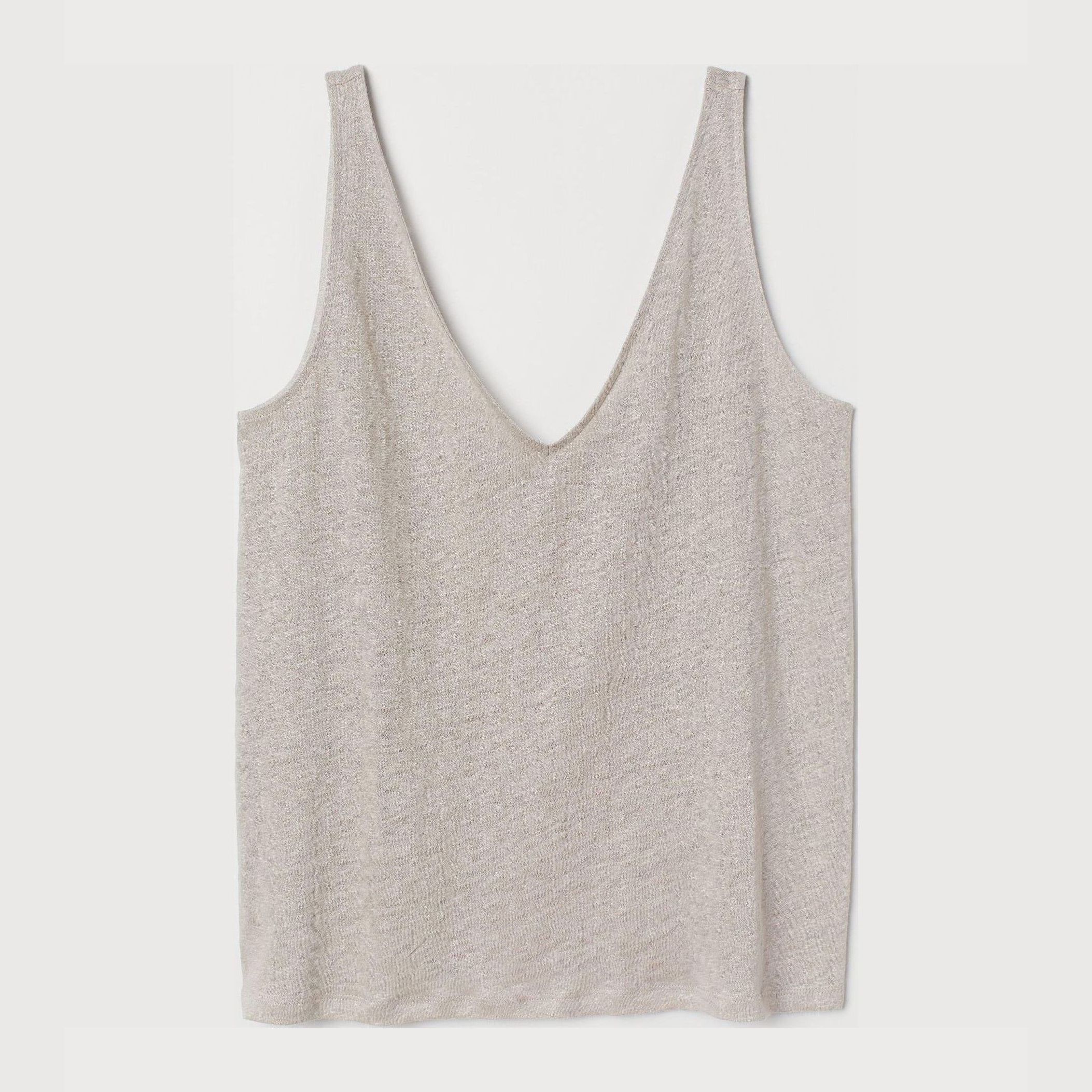 

Топ H&M 7687591-ACTQ XS Бежевый