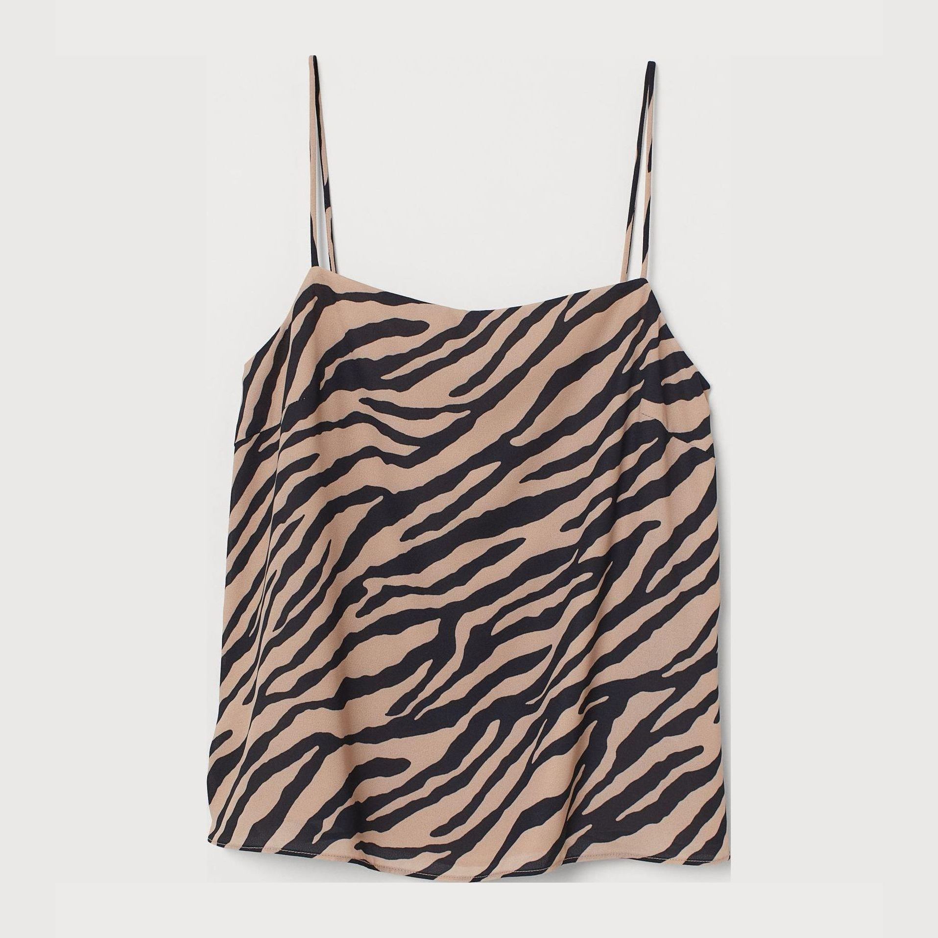 

Топ H&M 7519070-AAUE  Бежевый с черным, Топ H&M 7519070-AAUE 34 Бежевый с черным