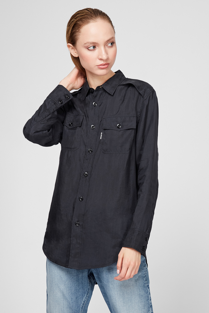 

Женская черная рубашка 3301 regular shirt G-Star RAW M D19611,C292