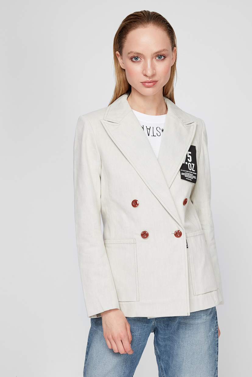 

Женский светло-серый блейзер Double breasted blazer G-Star RAW XS D19741,C777