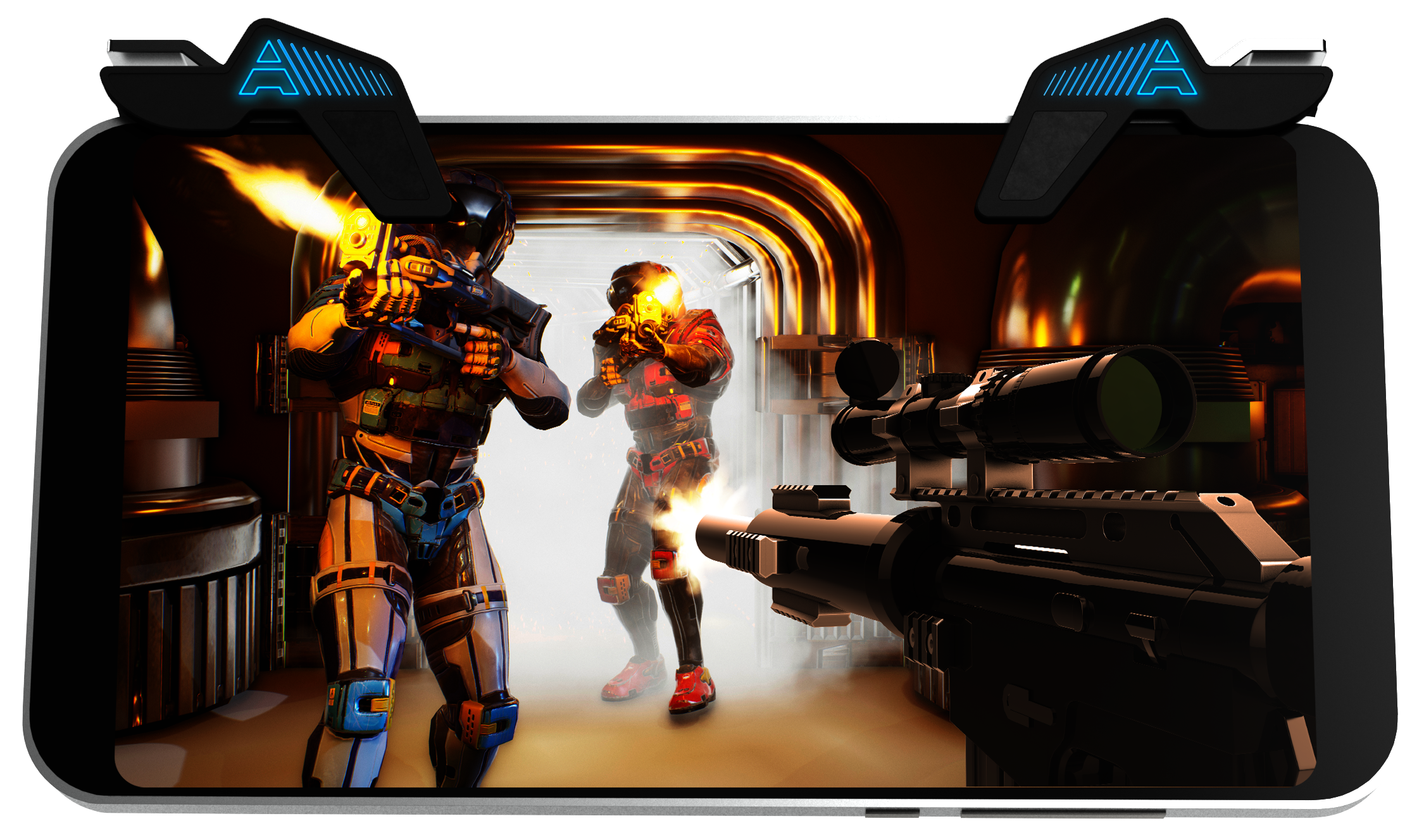 

Игровой набор триггеров Arkade с футляром для Android/iOS Black (850002584073)