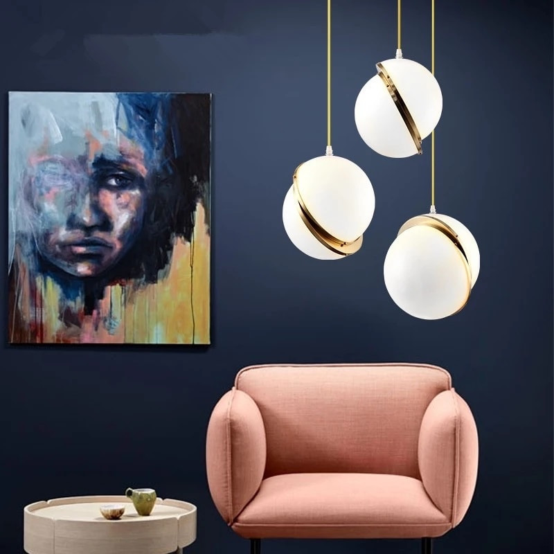 

Комплект подвесов SEMICIRCLE WHITE/GOLD 3P D30