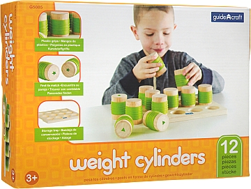 

Набор для обучения Manipulatives "Вес и цилиндры" - Guidecraft (20-736058)