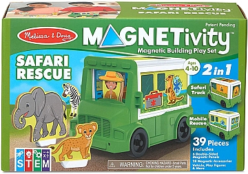 

Игровой магнитный набор "Сафари. Спасательная машина" - Melissa&Doug (20-955053)