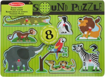 

"Зоопарк" музыкальный деревянный пазл - Melissa&Doug (20-5747)