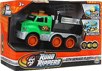 

Городская техника со светом и звуком Road Rippers, 13см, самосвал - Toy State (20-767320)