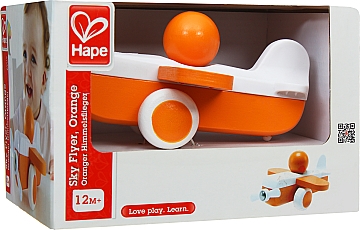 

Деревянная игрушка "Самолетик", оранжевый - Hape (20-415291)