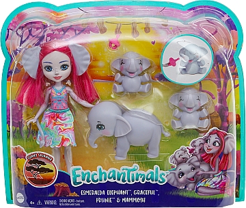 

Игровой набор "Семья Слоненка Эсмеральды" - Enchantimals Mattel (20-978935)