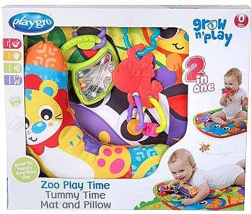 

Развивающий коврик "Зоопарк" с подушечкой - Playgro (20-813402)