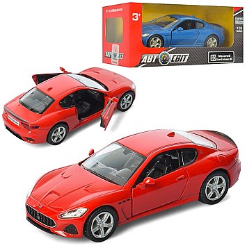

Машинка инерционная "Maserati GranTurismo MC", 1:32, красная - АвтоСвіт (20-692210)