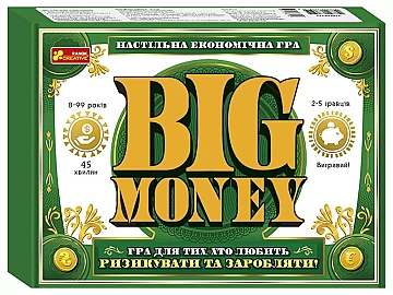 

УЦЕНКА Настольная игра "Big Money", укр - Ранок * (20-1003371)