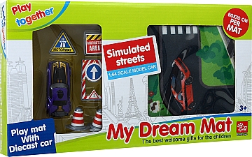 

Детский коврик "My Dream Mat", Racetracks - Shantou (20-980054)