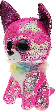 

Мягкая игрушка Flippables "Чихуахуа Charmed", 25 см, розовая - Ty Toys (20-801920)