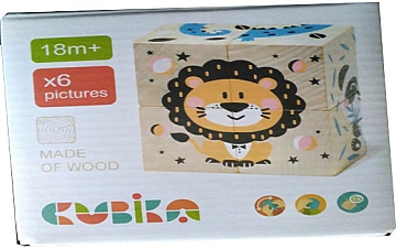 

Деревянная игрушка "Кубики. Животные" - Cubika (20-977438)