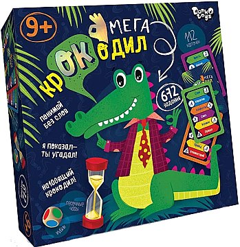 

Настольная игра викторина "Мега-крокодил", (рус) - Danko Toys (20-889085)